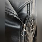 Blackmilk Black Moto Jacket by Black Milk Clothing size 14 Photo 5