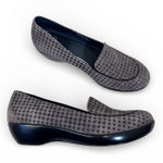 Dansko  Grey Herringbone Leather Loafers Womens 7 Dark Academia Preppy Comfort Photo 0