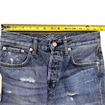 NWT Daily Blue Women's Hype Cropped Jeans Medium Wash Blue Distressed Size 25 Photo 8