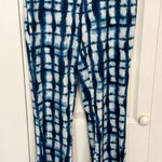 Penn State Nittany Lions Tie Dye Blue and White Flare yoga pants SMALL Photo 0