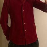 Woolrich Vintage  Deep Red Corduroy Shirt Photo 4