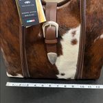 Cavalcanti Collection | Italian Hair On Cowhide Leather Hobo Bag Brown Photo 15