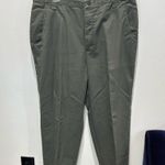 Lee Casuals Gray Flat Front Pants Women's Size 14M Photo 0