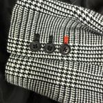 Merona Women’s Houndstooth Plaid Blazer Jacket Size 16 Photo 7