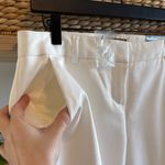 EXPRESS NWT Columnist Ankle Low-Rise White Woven Career Dress Pant Trouser, 4 Photo 3
