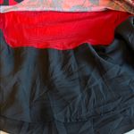 Reborn Knit Ruffle Hem Dress Red/Black Size XL Red Photo 8