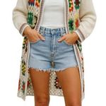 Grandma square Knit Colorful Crochet Open Photo 0