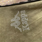 Kappa  Olive Green 222 Banda Stele Rhinestone Leggings, L NWT Photo 6