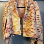 Free People Anthropologie  Style Chunky Speckled Knit Open Cardigan Sweater S Photo 1