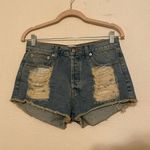Brandy Melville MELVILLE Made in Italy Destroyed Distressed Shorts Size 4 Photo 1