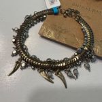 Shiraleah Boho Antique Bronze Statement Bracelet Crystal Charms Horn Pendants Photo 1