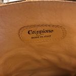 VINTAGE 1980'S CAMPIONE BROWN LEATHER "PAPER SACK" HEELED ITALIAN BOOTS (5.5) Photo 11