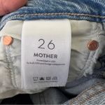 NWOT MOTHER The Dodger Skimp High Waist Cuffed Hem Wide Leg Jeans Leap of Faith Blue Size 26 Photo 9