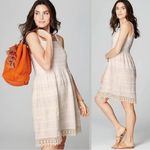 J.Jill Dress Crinkled-Textured Ocean Breeze Embellished Petite Size L NEW Photo 1