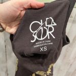 Chaser  Brown Racer Back Tank Top Cancel Plans Palm Tree Rest & Relaxation XS Photo 1