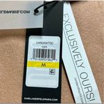 Karl Lagerfeld  Paris Tan long  coat size M Photo 5