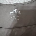Hollister Square  Neck Top Long Sleeve Brown Photo 1