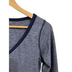 Lululemon Awesoma Henley heathered blue size 4 Photo 1