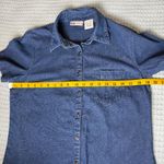 Faded Glory Vintage Denim Button Down Shirt Womens Medium  Top 90s Y2K Blouse Photo 3