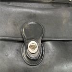 Coach Vintage  Classic Willis #9927 Crossbody, black leather with Silver hardware Photo 3