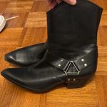 ZARA Cowboy Ankle Boots with Buckle Detail Photo 8