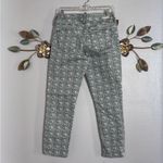 Pilcro and the Letterpress  Blue White Floral Jeans Size 28 Photo 4
