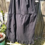 Derek Heart  Black Tiered Cotton Maxi Dress M Photo 1