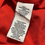 Nanette Lepore  size 6 crimson ruby pleated dress sleeveless mock neck 3 button Photo 9