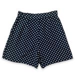 Vintage 80s Shorts Black & White Polka Dot High Rise Pleated Baggy Mom Medium Photo 4
