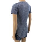 Disney Boutique XS Blue Space Dye Mickey Mouse Churros & Ice Cream Tee Shirt Photo 3