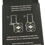 Coach NY APPLE WATCHBAND STRAP COMPATIBLE BLUE GREEN SILVERTONE SILICONE 38/40 Photo 3