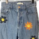 PacSun Women’s Eco Flower Embroidered High Rise Straight Jeans Size 24 Photo 2