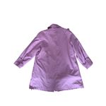 Saxton Hall Womens Lavender Light Rain Jacket Coat Sz petite 14 Funnel Neck Purple Photo 9