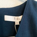 Tibi  Navy Chalky Drape Wrap Top - 00 - NWT Photo 3