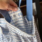 LAKE Pima dress Robe After Bath Wrap striped Baltic velcro criss cross straps Blue Size XXL Photo 10