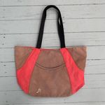 Tan/Pink Cotton Overland Equipment Tote Bag Purse Tan Photo 0