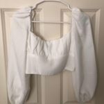 Princess Polly Cottagecore White Milkmaid Crop Top Photo 0