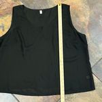 Women’s Black Dress Tank and Floral Beaded Scarf 22W Photo 4