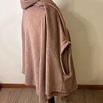 Sweet Pea New  Women's Cowl Neck Sweater Poncho Tan Brown Made in USA​ Photo 1