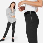 Everlane  Black Stretch Ponte Skinny Pant Classic Career Wardrobe Women’s Size 4 Photo 3