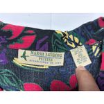 Marsh Landing Women's Blue Tropical Floral Hawaiian Shirt Size PS Photo 2
