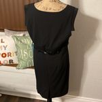 Apostrophe  Essential plus size black dress with open neckline and thick straps. Photo 4