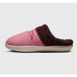 Nike  Burrow Women's Slippers Pink Berry Sherpa Zip Pockets Size 9 DR8883 600 Photo 1