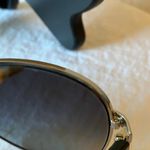 Coach : Kiera (L925) Black & Silver Tone Aviator Sunglasses- wear Photo 10