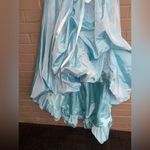 Jessica McClintock  Gunne Sax Vintage Strapless Lace-up Corset Flouncy Skirt 7/8 Photo 2