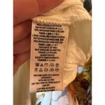 Free People  Part Time Lover Floral Tie Front Mini Dress Sz 4 yellow gray Photo 9