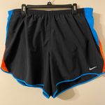 Nike Womens  Gray‎ Blue Orange Lined Athletic Running Shorts Size 1X Photo 0