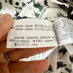 ZARA  Long Sleeve Fit & Flare Shirt Dress in Cream Navy & Green Ikat Print - L Photo 6