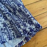 Isabel Marant  Étoile blue white silk chiffon dress silk ruffle shoulder 0 Photo 3