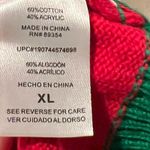 To Be Jolly Naughty/Nice sequin Christmas sweater women's size XL Red Photo 5